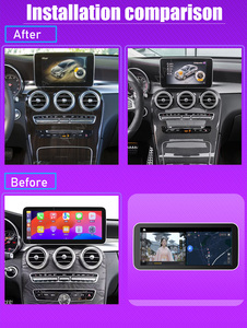 วิทยุติดรถยนต์ระบบนำทาง GPS LHD แอนดรอยด์13 256GB วิทยุรถยนต์สำหรับ Mercedes Benz C Class GLC CLA W205 2015-2018 - Product Image 6