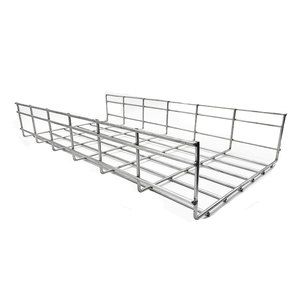 Stainless Steel <b>Wire</b> <b>Basket</b> Cable Tray Smooth Surface for Industrial Electrical Power Distribution - Product Image 4
