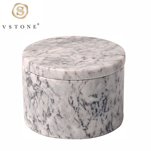 Đá Cẩm Thạch Tự Nhiên Thực Phẩm Lưu Trữ <span class=keywords><strong>Jar</strong></span> Với Nắp - Product Image 2