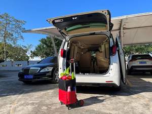 Chariot à main pliable pour bagages et marchandises en acier d'aluminium FW-90SE SHUNHE, 60 kg, empilable, avec sac de <span class=keywords><strong>shopping</strong></span>, vente chaude - Product Image 5