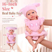Poupées Reborn en Silicone Complet Carina de 16 Pouces Babeside, Poupées Bébé Réalistes, Fabricant OEM ODM Personnalisé