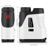 Télémètre laser portatif avec grossissement 6X et écran LCD pour la chasse ou le golf