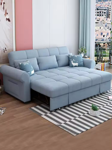 EU European Furniture Pull Out the Bed Modern Convertible <b>Sleeper</b> L-shaped with Storage Recliner Set Furniture - Product Image 3