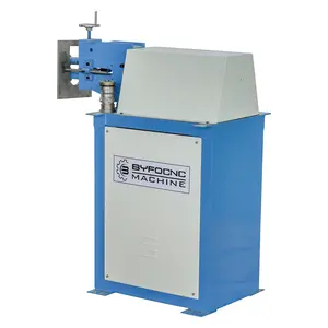 BYFOCNC HAVC Air Electric Round Duct Reel Ranurado Manual Beading Linkage Machine