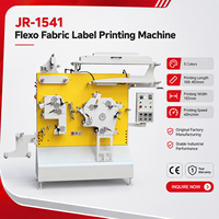 Imprimante d'étiquettes flexo 5 couleurs JR-1541 60m/min, garantie CE 1 an, directement de l'usine