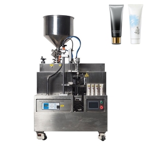 Wholesale semi-automatic skin care cream hose sealer plastic soft tube packaging filling and sealing machine