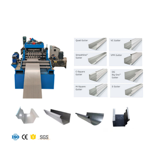 Kim loại máng xối máy làm liền mạch máng xối Máy mưa máng xối cuộn tạo thành máy - Product Image 1