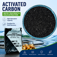 Charbon actif de coque de noix de coco AC pour le traitement de l'eau de séparation de l'or lavé à l'eau CIP CIL et l'industrie minière de l'or Jaco