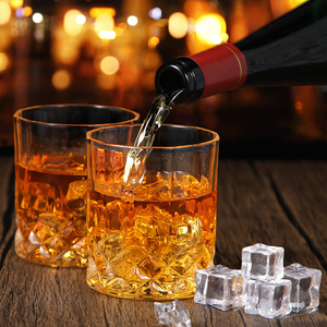 10oz Premium sans plomb roches transparentes gobelet <span class=keywords><strong>cristal</strong></span> coupe whisky à l'ancienne pour boire du Bourbon Scotch pour <span class=keywords><strong>Cognac</strong></span> - Product Image 4