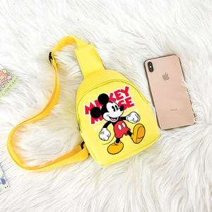 Bolsos de pecho con diseño de <span class=keywords><strong>Mickey</strong></span> <span class=keywords><strong>Mouse</strong></span>, bolso de dibujos animados, bolso de viaje al aire libre, bolso de hombro de Anime, bolsa cruzada para niños y niñas, regalo - Product Image 4