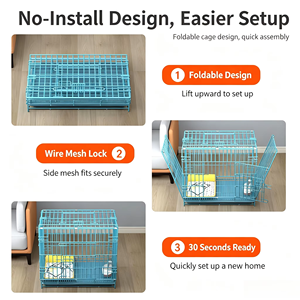Small-sized Dog Cage & Den Folding Cage for Outdoor Use Chicken/Duck Coop Household Pet <b>Fence</b> Application - Product Image 6