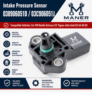 เซ็นเซอร์วัดแรงดันอากาศเข้า MANER รุ่น OE 038906051D 03C906051J ใช้ได้กับรถยนต์ VW Beetle Scirocco CC Tiguan Jetta Audi A3 A4 A6 Q3 - Product Image 4