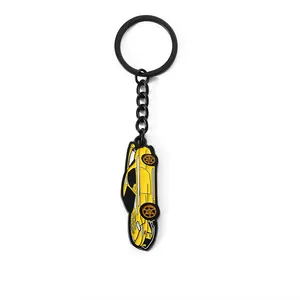 Custom Metal Bag Mini Cute Keyring Car Logo Keychain/car Key Chain With Logo