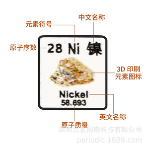 Adorno de tabla periódica bilingüe, 85 elementos, resina PET, decoración de escritorio para estudiantes de educación química, regalo - Product Image 4