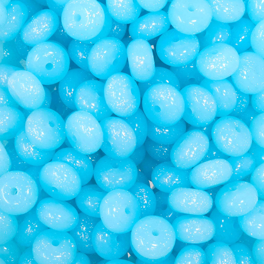 bleu pailleté