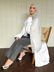 Crepe Modal Cotton Rayon khăn Crinkle Khăn choàng cotton voile khăn khăn choàng Viscose nhẹ Rayon Modal cotton dệt Khăn trùm đầu - Product Image 2