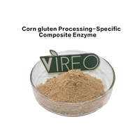 Poudre d'enzyme composite spécifique au traitement du gluten de maïs, qualité alimentaire 5000u/g, additifs alimentaires en vrac