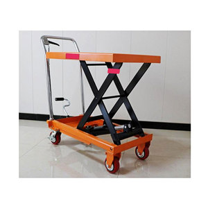 Portable Manual Hydraulic <b>Platform</b> Movable Small Scissor Lift Table for Sale - Product Image 5