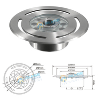 Lampes LED RGB subaquatiques pour fontaines extérieures 12W IP68 étanches avec DMX 512 à changement de couleur pour piscine