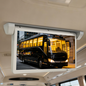 Pantalla LCD de 17 Pulgadas con Ángulo de Visión Amplio, Monitor Motorizado Abatible para Techo de Auto, Reproductor MP5 Estéreo Android para Autobús, TV de Techo - Product Image 1