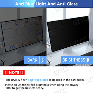 4 cách chống Peep máy tính riêng tư Màn hình Lọc 23.8 inch có thể tháo rời 16:<span class=keywords><strong>9</strong></span> Màn hình rộng màn hình chống chói ánh <span class=keywords><strong>s</strong></span>áng màu xanh lá chắn riêng tư - Product Image 4