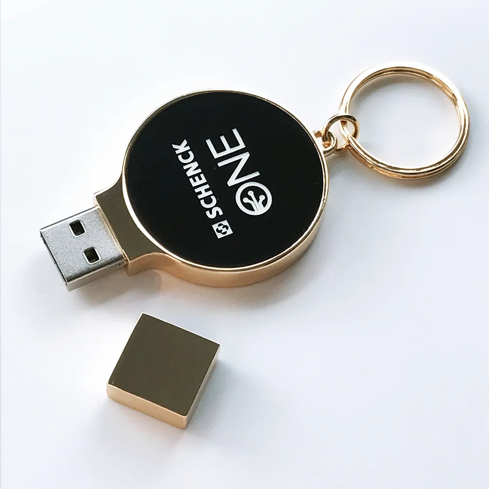 قرص فلاش Cle USB مخصص بسعر الجملة سعة 1 جيجا بايت و8 جيجا بايت و64 جيجا بايت و128 جيجا بايت ذاكرة محرك أقراص USB 2.0 3.0 محرك أقراص فلاش USB معدني عالي السرعة