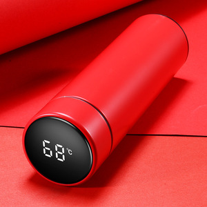 Commercio all'ingrosso Personalizzata In Acciaio Inox Ha Condotto La Visualizzazione della Temperatura di Vuoto Isolato Intelligente Bottiglia di Acqua con Tè Infuser - Product Image 6