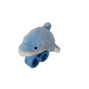 Nuovo morbido imbottito braccialetti promozionali PP cotone delfino animale di mare peluche schiaffo braccialetto regalo festa di compleanno per il bambino - Product Image 1