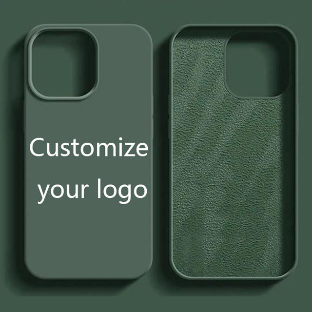 AilesTecca Liquid Silicone Phone Case for APPLE iPhone 13 14 15 16 Pro Max Cases for iPhone 16 Plus Shockproof Protective Cover