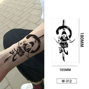 Autocollant de tatouage temporaire imperméable personnalisé pour le corps, décalcomanie en papier pour la vente en gros, les fêtes, les festivals, les événements et l'usage professionnel - Product Image 2