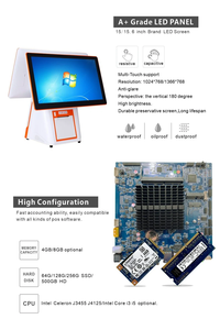 WUXIN Windows 10, Impresora de Facturación para Restaurantes y Comercios, Terminal Punto de Venta Táctil, Caja Registradora, Sistema POS Todo en Uno - Product Image 6