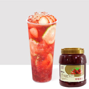 แยมสตรอว์เบอร์รีเข้มข้น 3 กก. สำหรับทำน้ำผลไม้สดและชา ราคาขายส่งจากโรงงาน ราคาพิเศษ รสผลไม้หลากหลาย - Product Image 4