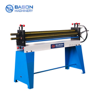 Machine à cintrer les tôles BSMT électrique/manuelle à 3 rouleaux, machine à cintrer les conduits ronds HVAC