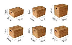 Cesta de mimbre rectangular más vendida con tapa elegante para lavandería, almacenamiento de Picnic, características prácticas cajas de almacenamiento y contenedores - Product Image 4