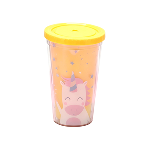 Simple Solid Color Plastic <b>Cup</b> Custom Logo 20oz Tumbler Double Wall Coffee Straw <b>Cup</b> Leak Proof Insulated Tumbler - Product Image 1