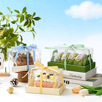 Boîtes à gâteaux transparentes en plastique, emballages pour cupcakes, boîtes à gâteaux personnalisées, boîtes à desserts, boîtes à gâteaux roulés – Vente chaude