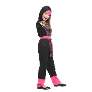 Baige ชุดคอสเพลย์อนิเมะนินจาญี่ปุ่นชุดนักรบฮาโลวีนสำหรับเด็กผู้หญิงงานรื่นเริงเวทีปาร์ตี้ - Product Image 4