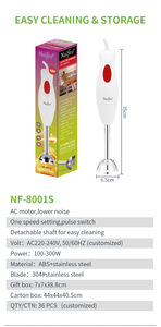 Haushalts-<span class=keywords><strong>Hand</strong></span> mixer Elektro mixer für Saft-Milchshake-Eier Lebensmittel verarbeitung mit Kunststoff behälter mit variabler Geschwindigkeit - Product Image 2