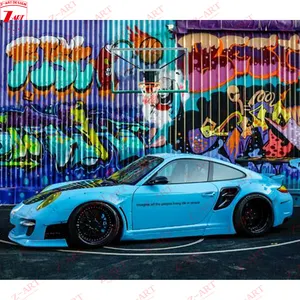 Z-ART 2008-2012 breite Body kits für PORSCHE 911 retrofit bodykit für PORSCHE 997 Tuning körper kit für 911 Turbo Turbo S refit kit