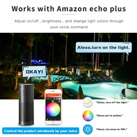 GLEDOPTO GL-FL-008P ZigBee 3.0 200W Double Blanc et Couleur RGB CCT Contrôle par Application AC100-240V Projecteur LED Extérieur