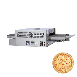 Horno de <span class=keywords><strong>Pizza</strong></span> Comercial a Gas con Cinta Transportadora 0-400 ℃   Área de cocción de 560*390 mm, 10-20 pizzas/hora - Product Image 4