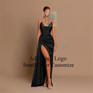 slim fit dress slacks Sleek Stretch-Satin Long Glitter Prom Dress CC2346 Emerald / 2 main image 0
