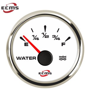 New 52mm Liquid Water Tank <strong>Level</strong> <strong>Gauge</strong> Meter with Eight Color Backlight 12/<strong>24V</strong> ECMS Brand 316L Bezel 2-Year Warranty - Product Image 1