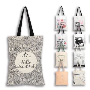 Sacs de courses en toile sérigraphiés en gros de l'usine High King - Product Image 1