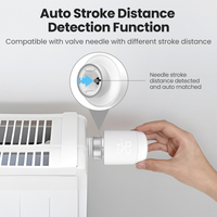 Thermostat intelligent pour radiateur AVATTO TRV16 WIFI/Zigbee TUYA, usine de Shenzhen, OEM/ODM