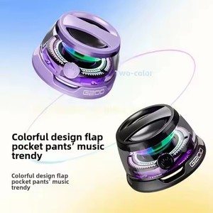 Nhà Máy Giá G200 Mini Loa Không Dây Màu Xanh Loa Răng RGB Chiếu Sáng Xách Tay Từ Người Giữ Điện Thoại Phát Lại Âm Thanh Máy Nghe Nhạc - Product Image 2