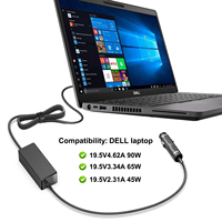 Adaptateur DC Chargeur Sortie 9V-32V 19.5V 4.62A 7.4*5.0mm 90W Convertisseur d'alimentation pour Dell Inspiron 15 7000 (7500) 2-en-1 (CML)