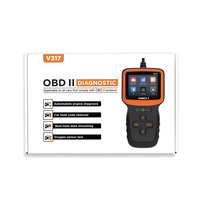 Lecteur de code V317 OBD2, compatible universel 12V ELK327 pour diagnostic de panne de voiture, détection du moteur