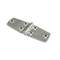 Nouvelle charnière de pont de polissage en acier inoxydable pour voiliers accessoires marins quincaillerie coulée estampage charnières de porte en bois