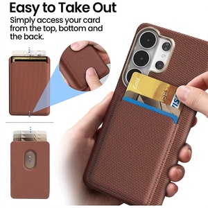 Funda de Teléfono Tipo Cartera Business TechWoven para Samsung S26 S23 S24 S25 Ultra con Tarjetero Magnético Desmontable y Protección Antigolpes - Product Image 5